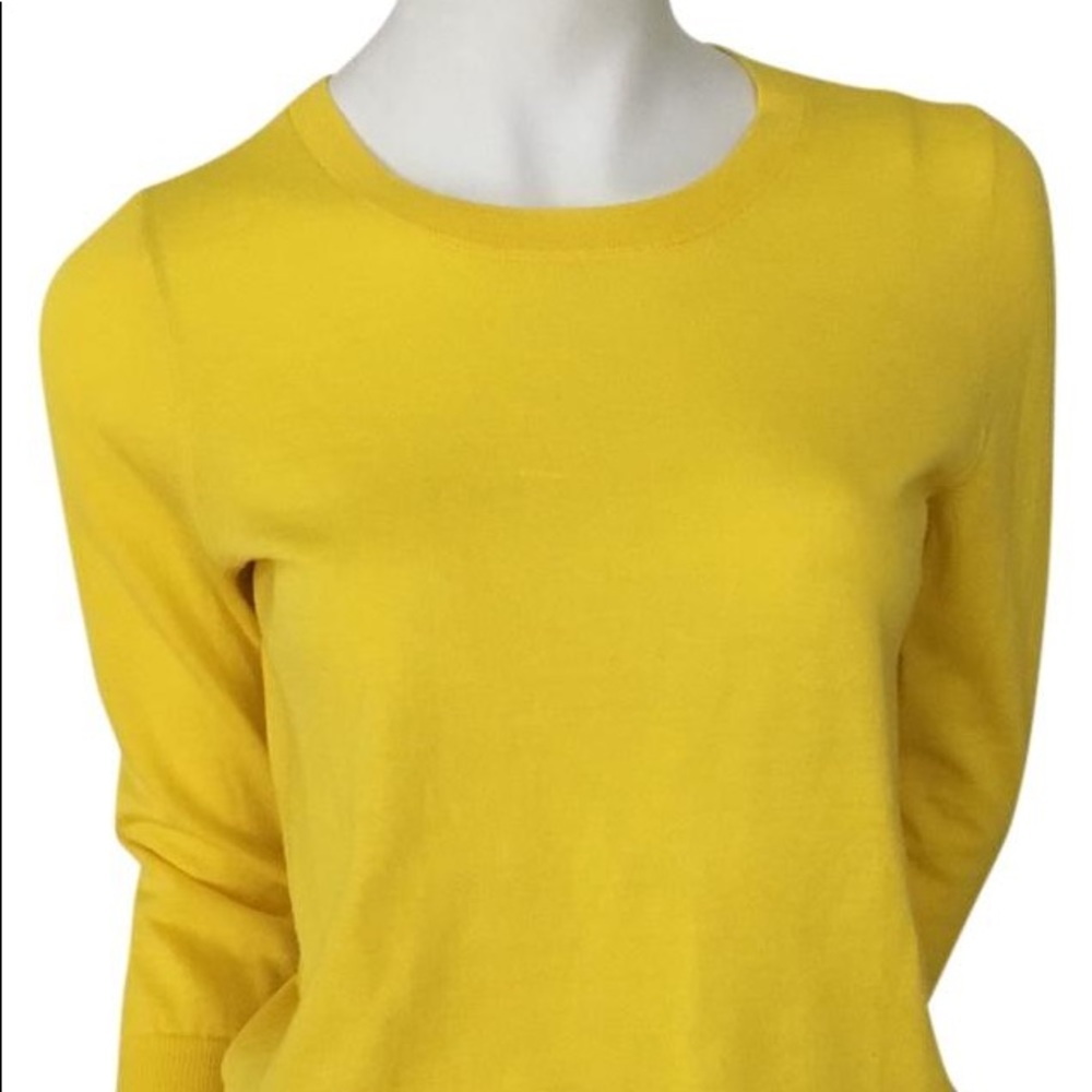 jcrew yellow sweater